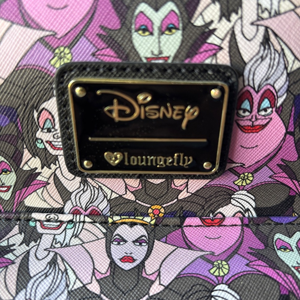Disney Loungefly Villains Mini Backpack With Matching Wallet - Picture 3 of 13